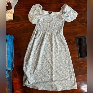 Monki floral midi dress